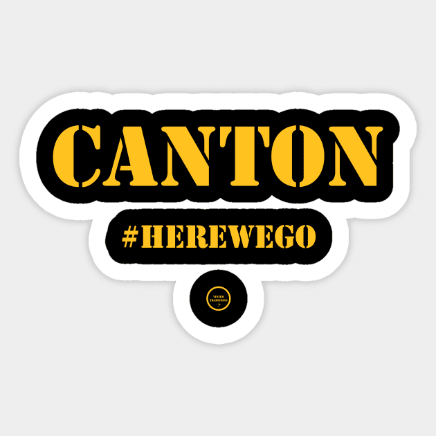 Canton PFHOF Sticker by YinzerTraditions